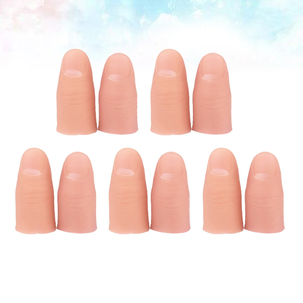 Finger Trick Thumb Cover Magician Making Objects Appear Disappear Props Finger Mold for Party Favor 10pcs
Finger Trick Thumb Cover Magician Making Objects Appear Disappear Props Finger Mold for Party Favor 10pcs