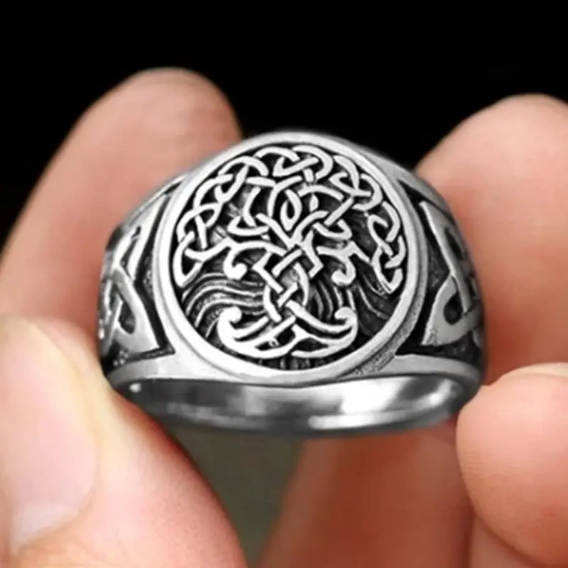 Vintage Gothic Carve Tree of Life Rings for Women Men Domineering Simple Metal Massive Ring Party Jewelry Dropshipping
Vintage Gothic Carve Tree of Life Rings for Women Men Domineering Simple Metal Massive Ring Party Jewelry Dropshipping