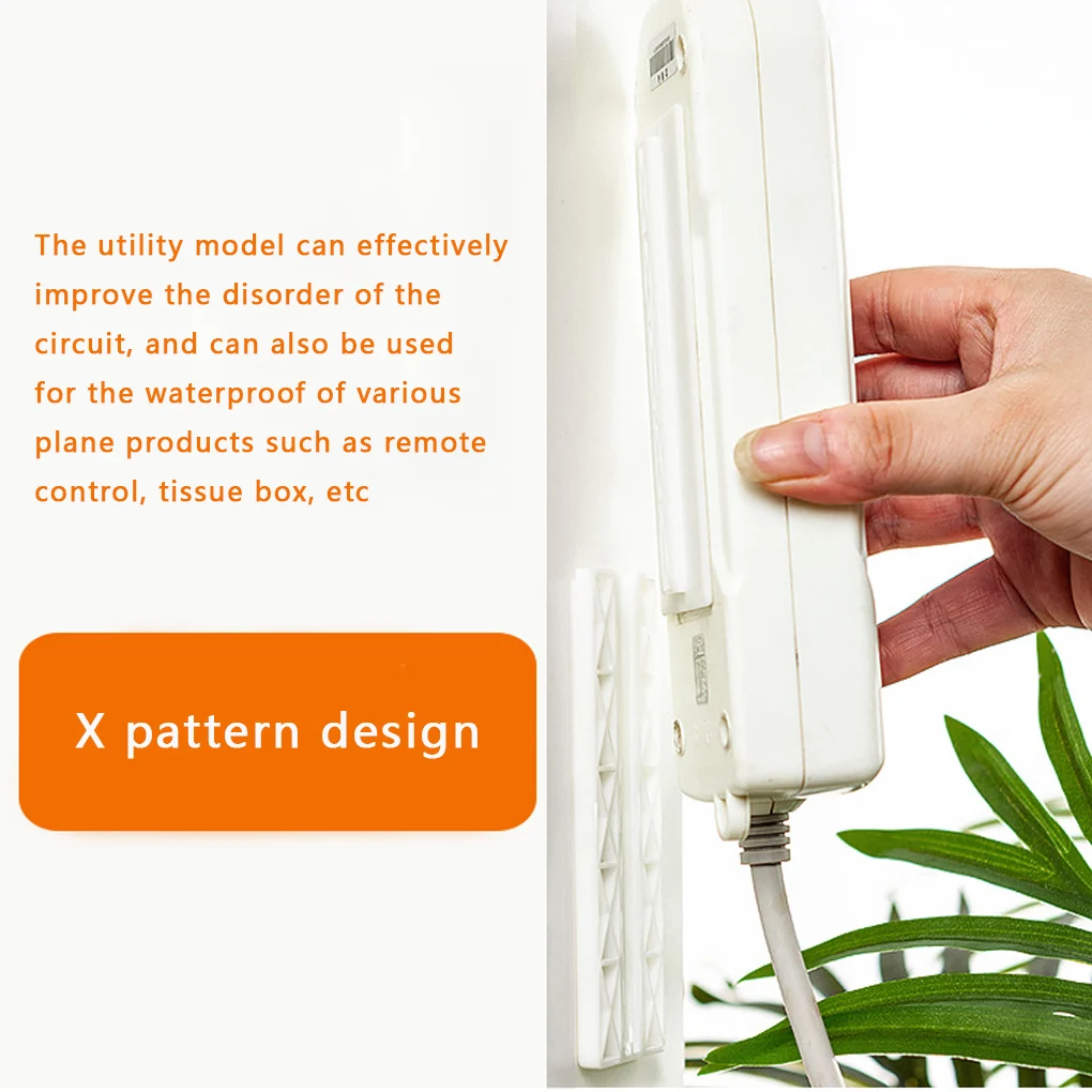 Livingroom Wall Mounted Router Power Outlet Holder Sticking Power Strip Holder Waterproof Power Socket Arrangement Tool
Livingroom Wall Mounted Router Power Outlet Holder Sticking Power Strip Holder Waterproof Power Socket Arrangement Tool
