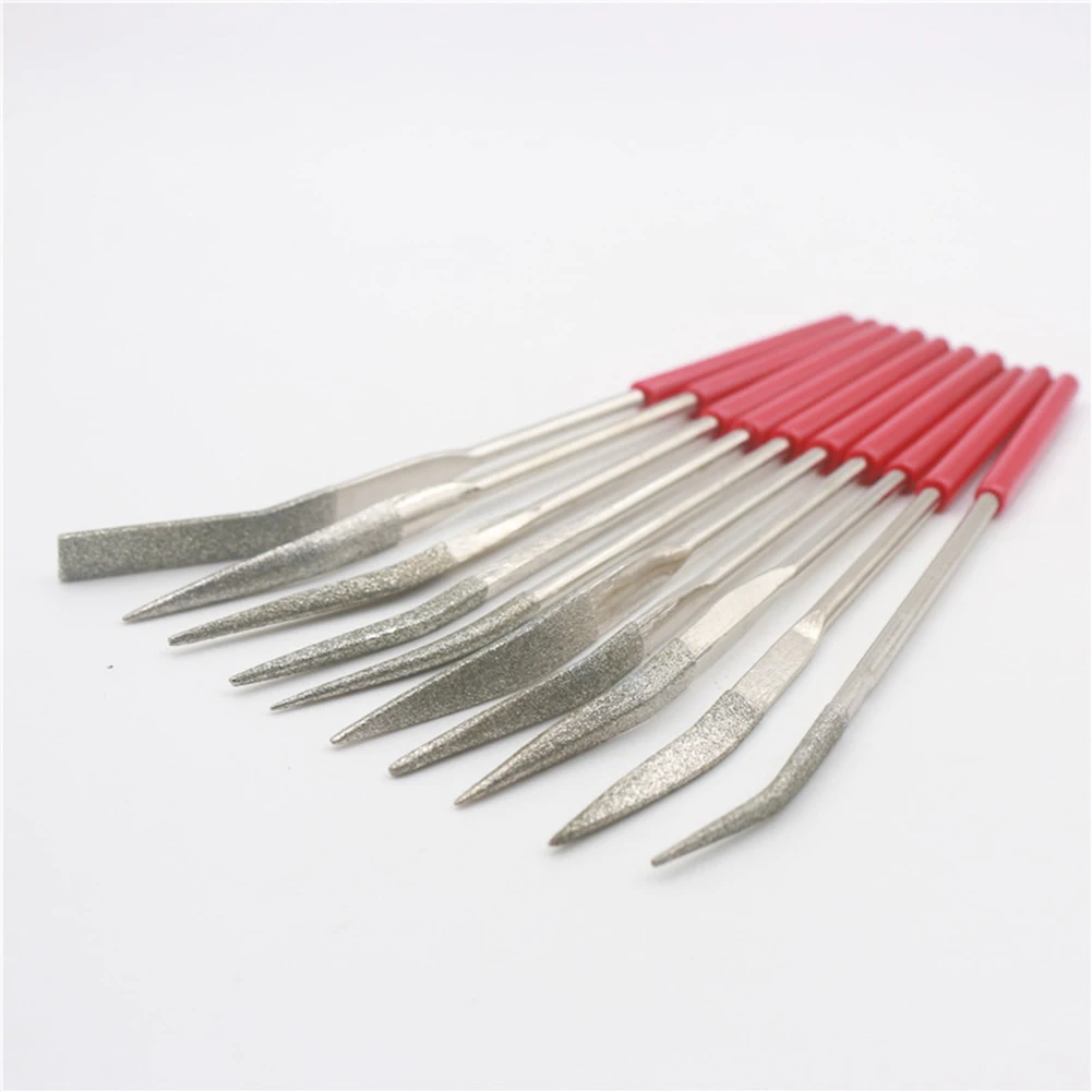 10pcs Diamond Mini Needle File Set Handy Tools Ceramic Crafts DIY Wood Rasp File Needle Jewelry Polishing Carving Diamond File
10pcs Diamond Mini Needle File Set Handy Tools Ceramic Crafts DIY Wood Rasp File Needle Jewelry Polishing Carving Diamond File