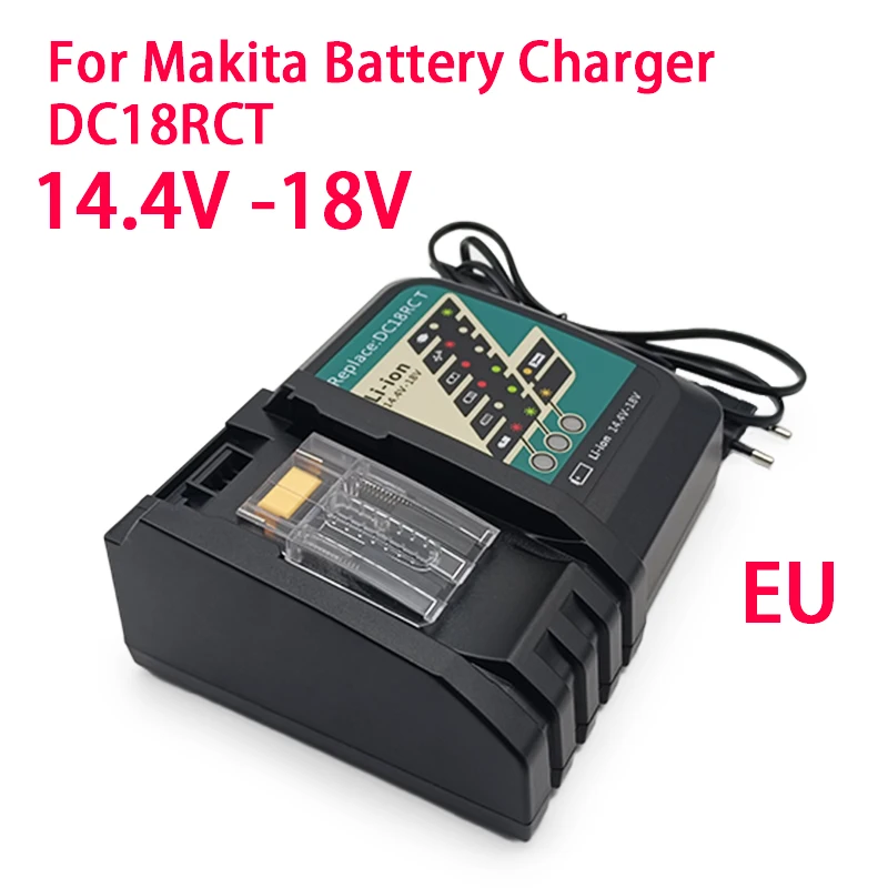 Зарядное устройство для литий-ионных аккумуляторов Makita, 18 в, DC18RCT, DC18RF, DC18RC, для BL1430, BL1860, BL1840, BL1850, BL1860B, резервное зарядное устройство
Зарядное устройство для литий-ионных аккумуляторов Makita, 18 в, DC18RCT, DC18RF, DC18RC, для BL1430, BL1860, BL1840, BL1850, BL1860B, резервное зарядное устройство