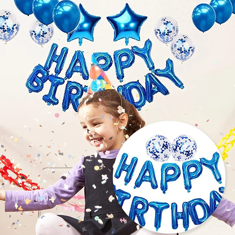 Happy Birthday Banner, Blue Birthday Balloons, Happy Birthday Decorations for Men Boys Party Decorations
Happy Birthday Banner, Blue Birthday Balloons, Happy Birthday Decorations for Men Boys Party Decorations