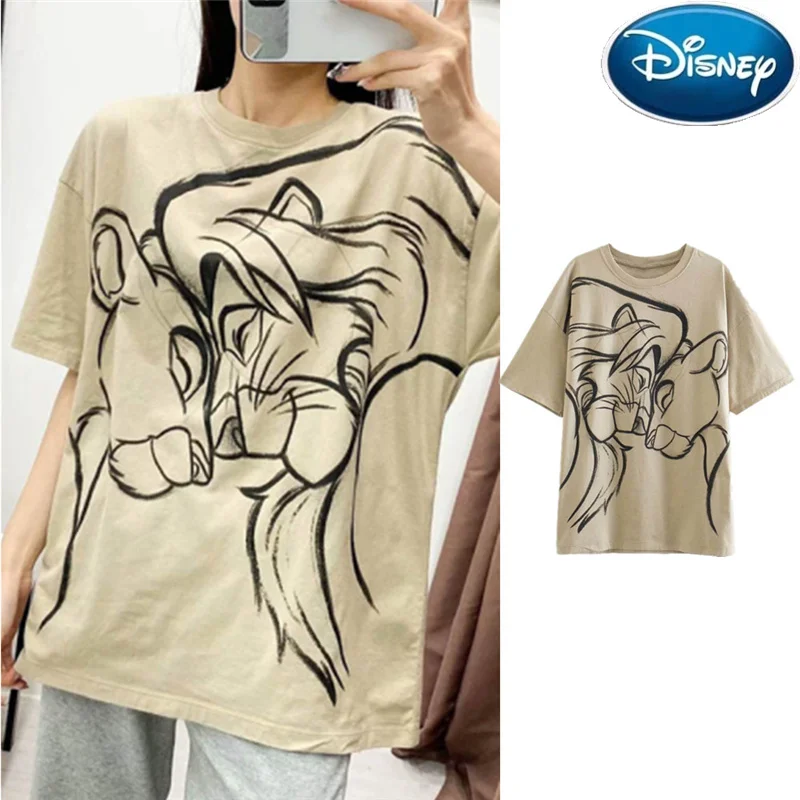 Disney Cartoon Cotton Fashion T-Shirt Women Mickey Mouse Summer Casual Fairy Women Vintage Streetwear Tee Top Pullovers 
Disney Cartoon Cotton Fashion T-Shirt Women Mickey Mouse Summer Casual Fairy Women Vintage Streetwear Tee Top Pullovers