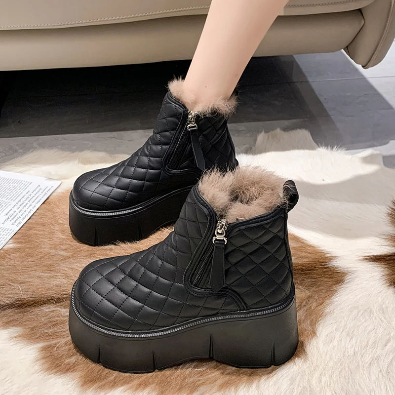 Women's Boots 2022 New Winter Fashion Casual Warm Women's Snow Boots Square Heel Thick Soled Short Plush Boots Zapatos Mujer
Women's Boots 2022 New Winter Fashion Casual Warm Women's Snow Boots Square Heel Thick Soled Short Plush Boots Zapatos Mujer