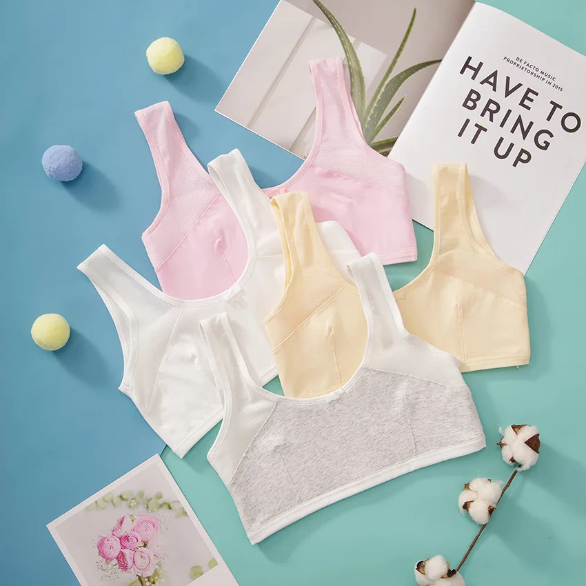 13-18 years old girls bra development period underwear students mesh broadband cotton girls vest
13-18 years old girls bra development period underwear students mesh broadband cotton girls vest