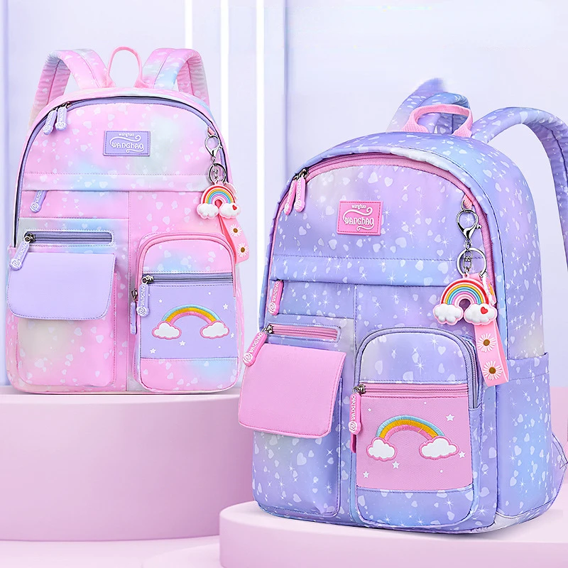 Refrigerator Door Backpack Three To Six Grade Rainbow-colored Waterproof Backpack Casual Lightweight Bag for Children
Refrigerator Door Backpack Three To Six Grade Rainbow-colored Waterproof Backpack Casual Lightweight Bag for Children
