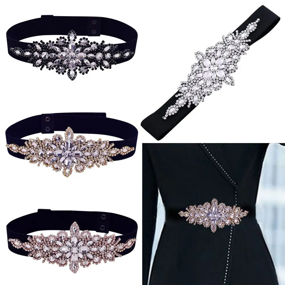 Women Slim Fit Party Luxury Design Rhinestone Girdle Belt Bridal Waist Strap Stretch Waistband Elastic Belly Belts
Women Slim Fit Party Luxury Design Rhinestone Girdle Belt Bridal Waist Strap Stretch Waistband Elastic Belly Belts