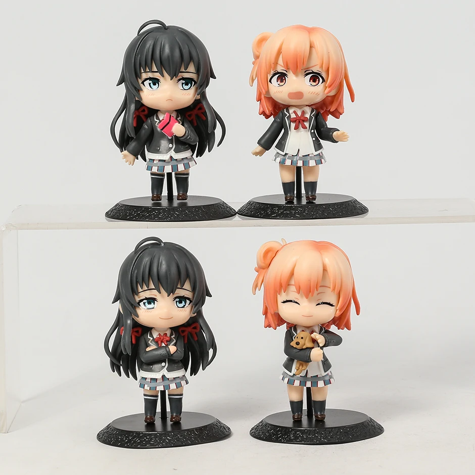 10cm My Teen Romantic Comedy SNAFU Yuigahama Yui Yukinoshita Yukino Cute Anime Figures Gift 4pcs/set
10cm My Teen Romantic Comedy SNAFU Yuigahama Yui Yukinoshita Yukino Cute Anime Figures Gift 4pcs/set