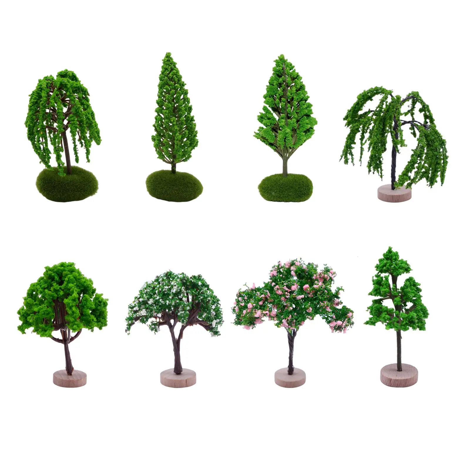 

Аксессуары для моделирования деревьев DIY, искусственный пейзаж, архитектура миниатюрные деревья Fairy
