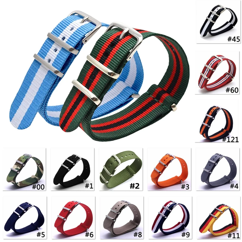 High Quality Nylon Fabric WatchBand 20mm 21mm Sports Casual Wristwatch Band Buckle Men Women Generic Replacement Strap
High Quality Nylon Fabric WatchBand 20mm 21mm Sports Casual Wristwatch Band Buckle Men Women Generic Replacement Strap