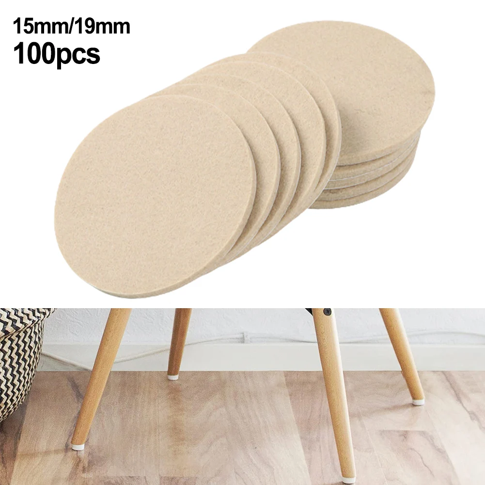 Felt Chair Leg Pads 15/19mm Thick Floor Scratch Protector Mat Mute Non-slip Self Adhesive DIY Furniture Accessories
Felt Chair Leg Pads 15/19mm Thick Floor Scratch Protector Mat Mute Non-slip Self Adhesive DIY Furniture Accessories