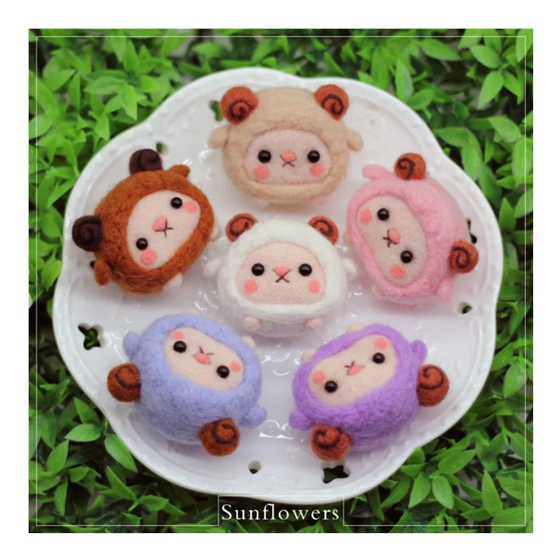 lamb wool needlepoint kit wool felt needle felting pendant craft needlecraft DIY handmade
lamb wool needlepoint kit wool felt needle felting pendant craft needlecraft DIY handmade