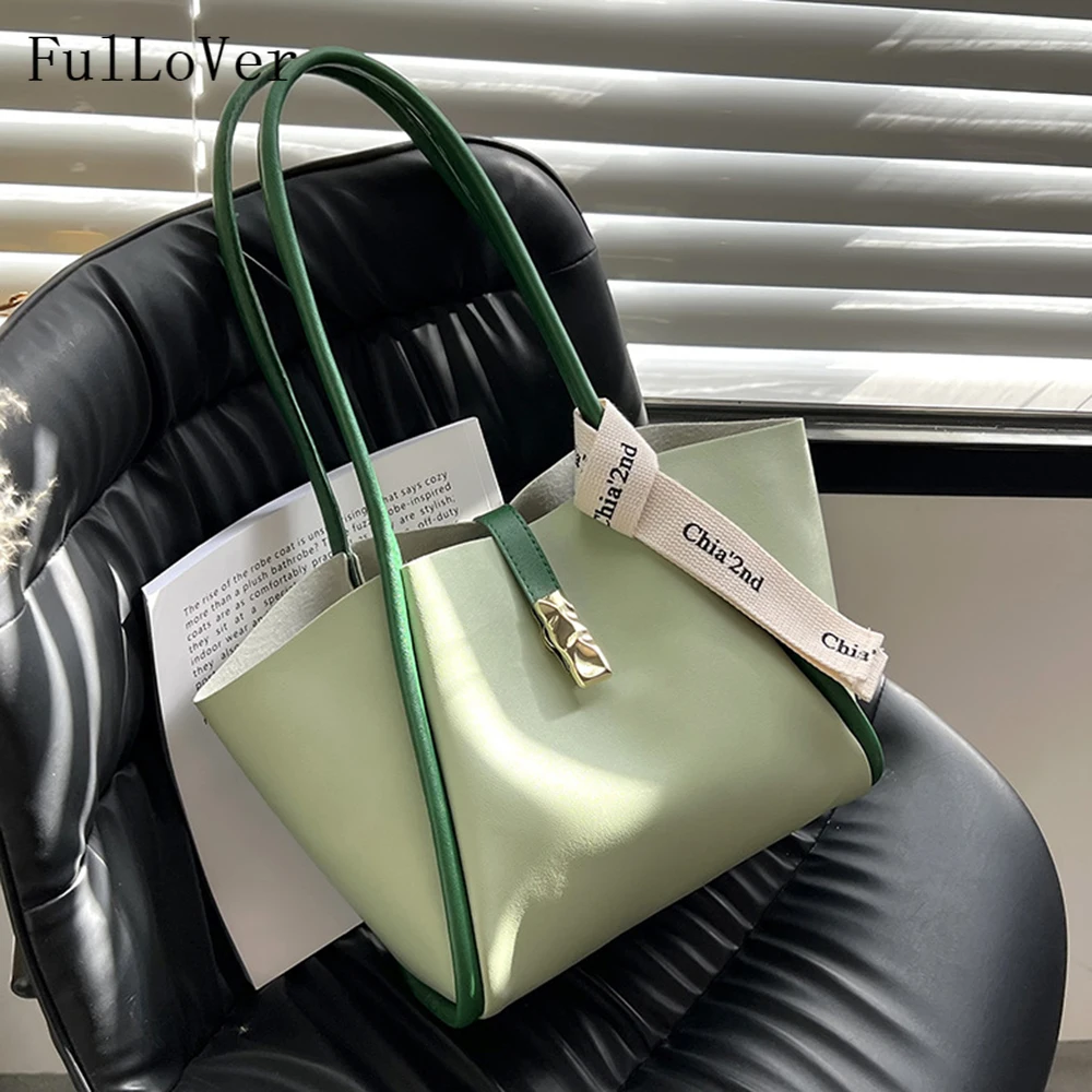Women's Shoulder Bags New 2022 Simple Contrast Color Fashion Handbags Large Capacity Tote Bags Casual Shopping Ribbon Bags
Women's Shoulder Bags New 2022 Simple Contrast Color Fashion Handbags Large Capacity Tote Bags Casual Shopping Ribbon Bags