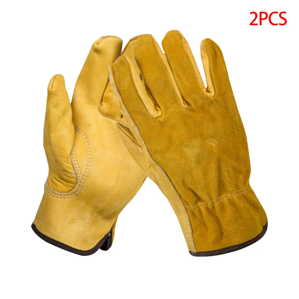 2 Pieces 1 Pair Gardening Leather Gloves Anti-scald Wear-resistant Tearing-resistant Puncture Proof Unisex Work Gloves
2 Pieces 1 Pair Gardening Leather Gloves Anti-scald Wear-resistant Tearing-resistant Puncture Proof Unisex Work Gloves
