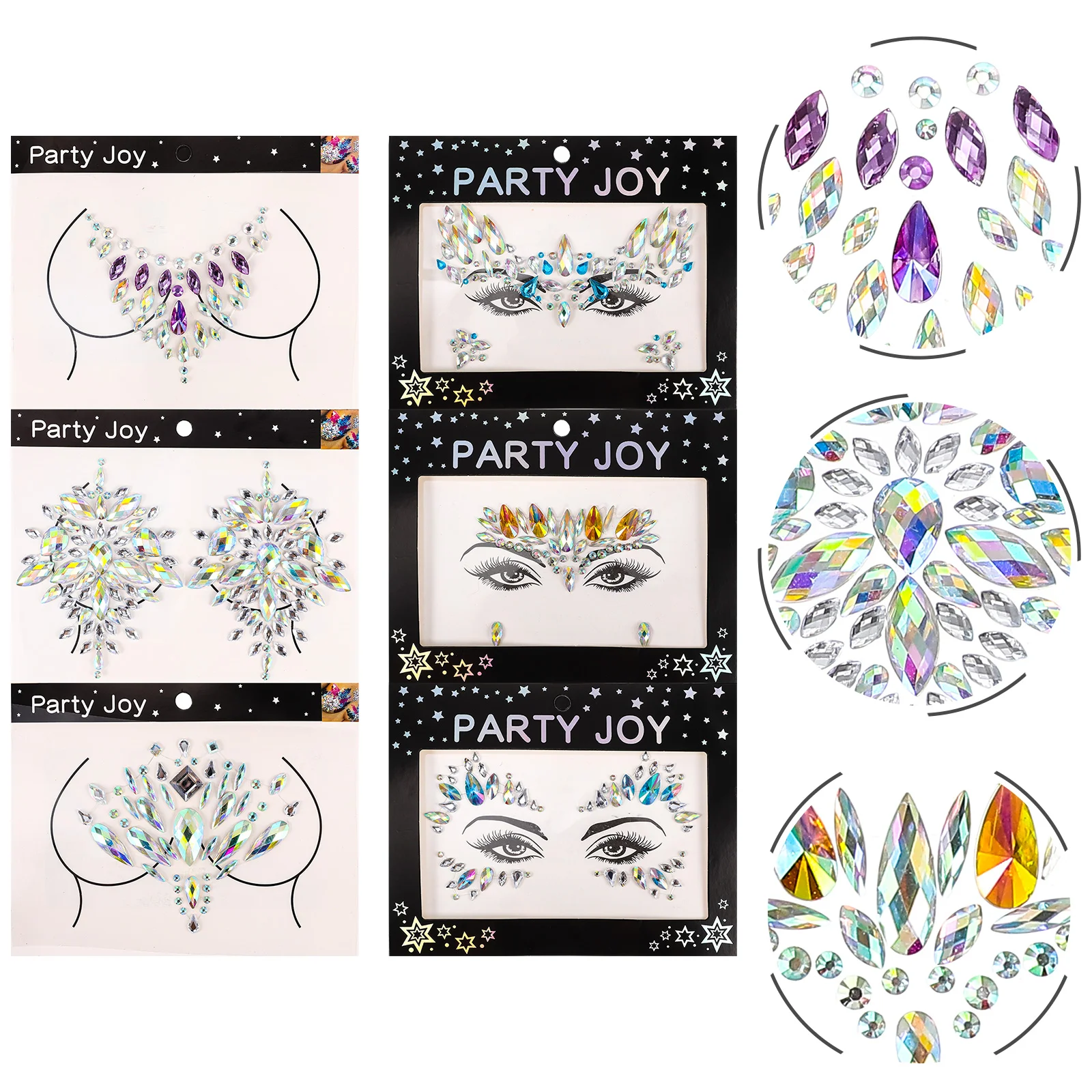 Face Jewelsfor Makeup Stick Rhinestones Bodyfestival Stickers Eye Rave Diamonds Eyes Mermaid Rhinestone Crystal Decals
Face Jewelsfor Makeup Stick Rhinestones Bodyfestival Stickers Eye Rave Diamonds Eyes Mermaid Rhinestone Crystal Decals