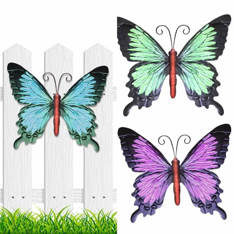 New Wrought Iron Butterfly Wall Decor 3Pcs Simulation Insect Ornament Garden Art Metal Hanging Pendant For Indoor Outdoor
New Wrought Iron Butterfly Wall Decor 3Pcs Simulation Insect Ornament Garden Art Metal Hanging Pendant For Indoor Outdoor