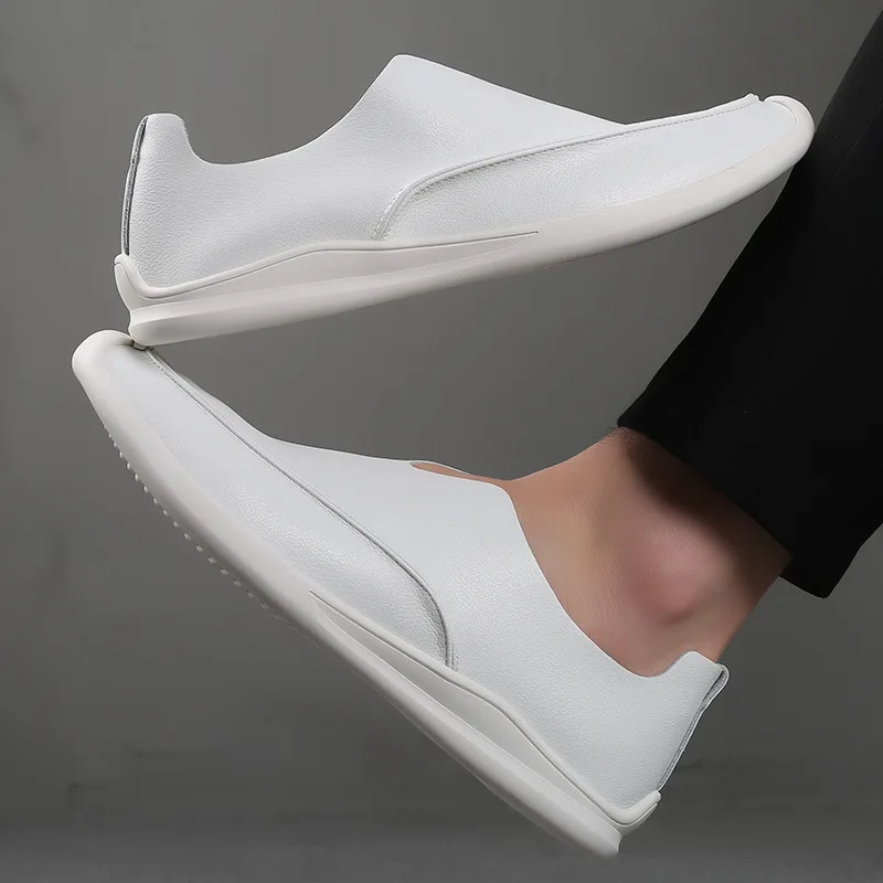 Leather Casual Slip on White Men Shoes Fashion Driving Shoes Loafers Mocasines Hombre Fashion Mens Daily Pu Shoes
Leather Casual Slip on White Men Shoes Fashion Driving Shoes Loafers Mocasines Hombre Fashion Mens Daily Pu Shoes