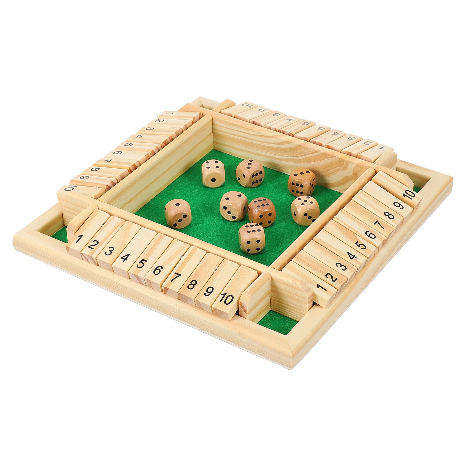 Game Board Games Wooden Box The Shut Dice Kidsdrinking Math Perfect Family Proppuzzle Multiplayer Tabletop
Game Board Games Wooden Box The Shut Dice Kidsdrinking Math Perfect Family Proppuzzle Multiplayer Tabletop