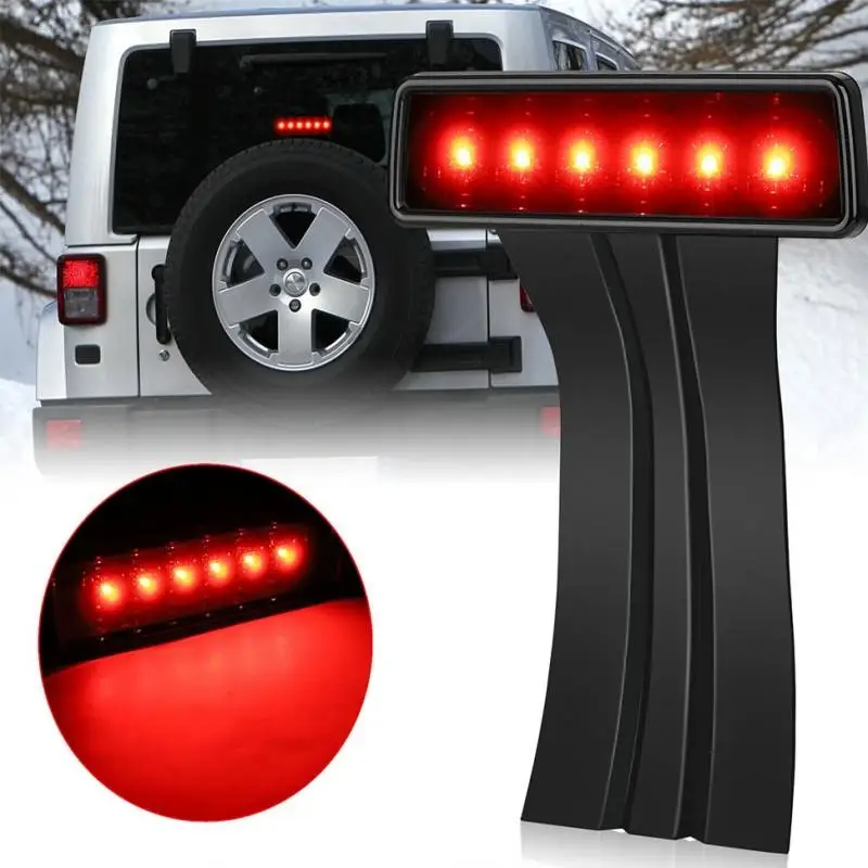 Car LED Third Brake Tail Lights High Mount Stop Light With Smoked Lens IP67 Waterproof For 2007-2018 JK 2/4 Door
Car LED Third Brake Tail Lights High Mount Stop Light With Smoked Lens IP67 Waterproof For 2007-2018 JK 2/4 Door