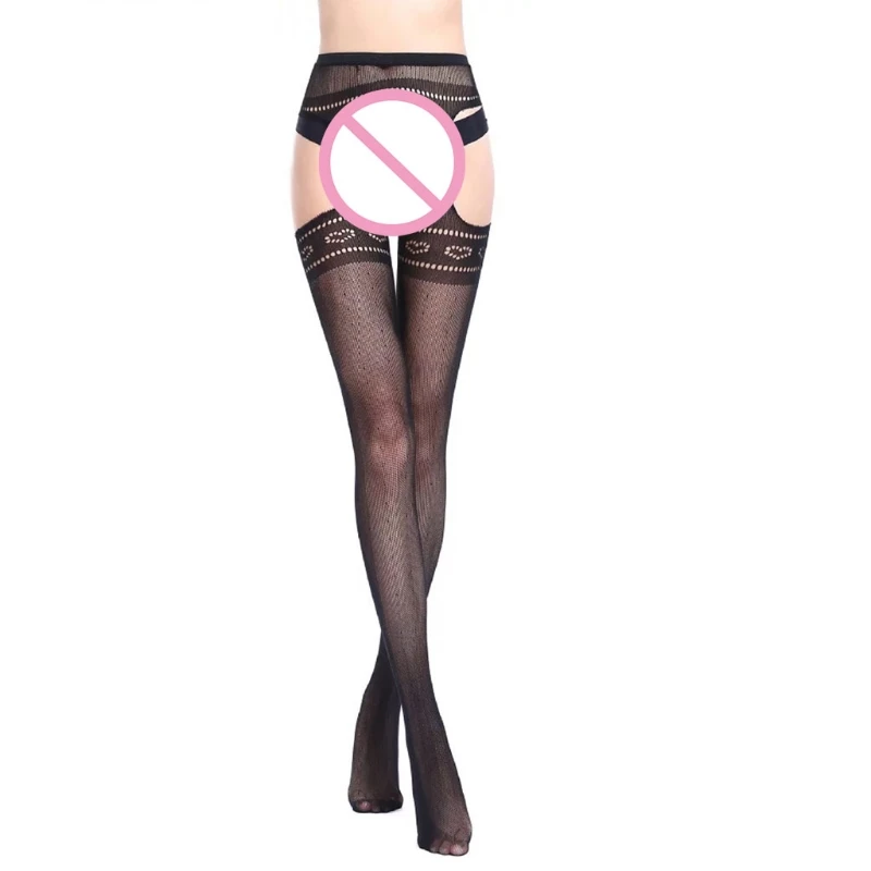 Womens Sexy Black Lace Suspender Pantyhose Hollow Out See-Through Floral Jacquard Fishnet Tights Garter Belt Thigh High Lingerie
Womens Sexy Black Lace Suspender Pantyhose Hollow Out See-Through Floral Jacquard Fishnet Tights Garter Belt Thigh High Lingerie