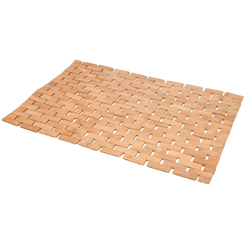 Bamboo Non-Slip Bath Mat With Roll-Up Design For Spa Sauna - Indoor Outdoor Use For Kitchen Bedroom Bathroom Toilet
Bamboo Non-Slip Bath Mat With Roll-Up Design For Spa Sauna - Indoor Outdoor Use For Kitchen Bedroom Bathroom Toilet