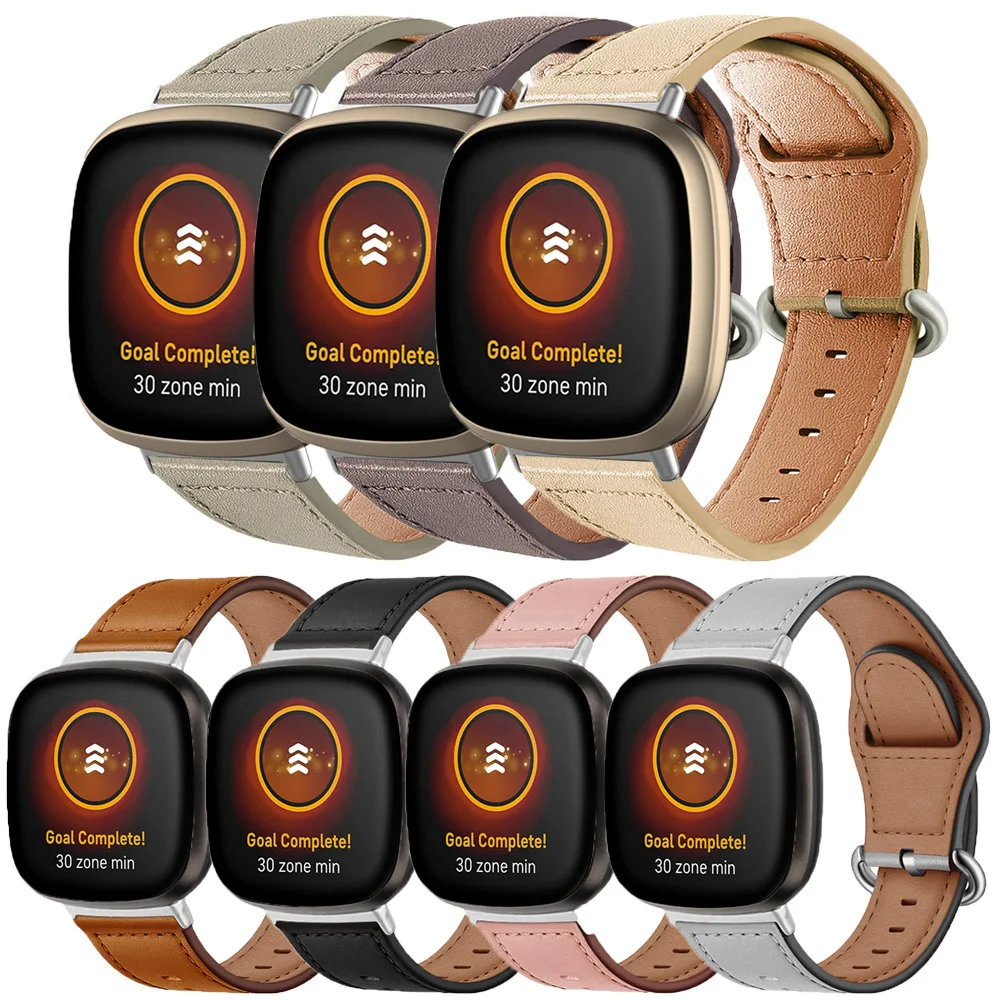 Genuine leather Strap For Fitbit Versa 3 4 Strap fitbit Verse 2 Sport Wrist FITBIT Sense Band Accessories Correa Bracelet
Genuine leather Strap For Fitbit Versa 3 4 Strap fitbit Verse 2 Sport Wrist FITBIT Sense Band Accessories Correa Bracelet