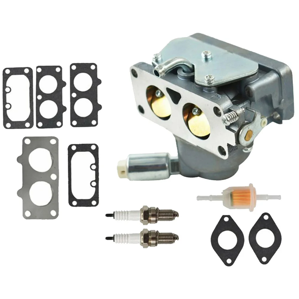 Carburetor Fit For 20Hp 21Hp 23Hp 24Hp 25Hp V-Twin Engine Carburetor Gasket Spark Plug Filter Kit Lawn Mowers Parts
Carburetor Fit For 20Hp 21Hp 23Hp 24Hp 25Hp V-Twin Engine Carburetor Gasket Spark Plug Filter Kit Lawn Mowers Parts