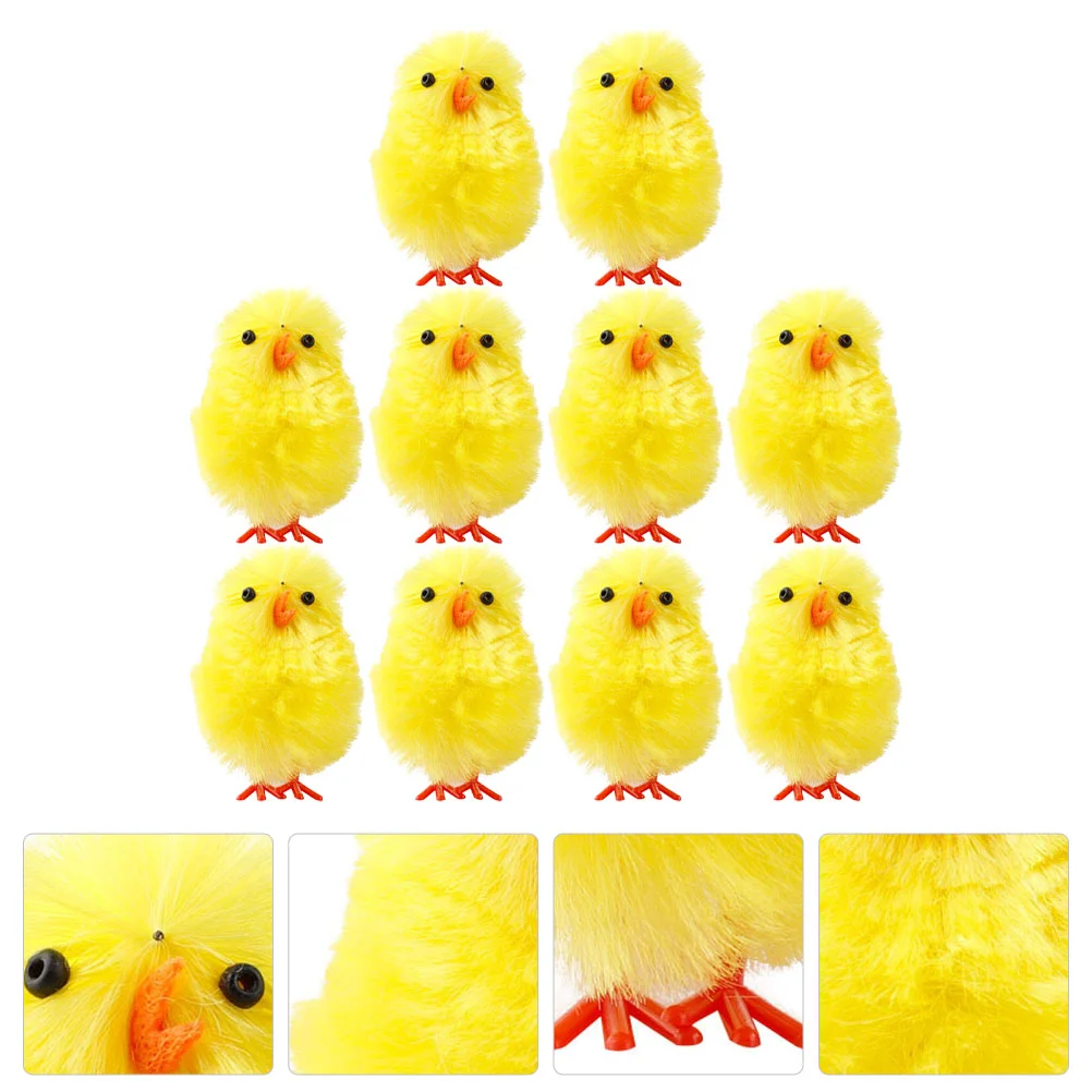 Easter Chicken Chicks Yellow Toy Mini Cake Decoration Toys Figures Animal Party Ornament Adornment Fully Cartoon Baby Topper
Easter Chicken Chicks Yellow Toy Mini Cake Decoration Toys Figures Animal Party Ornament Adornment Fully Cartoon Baby Topper
