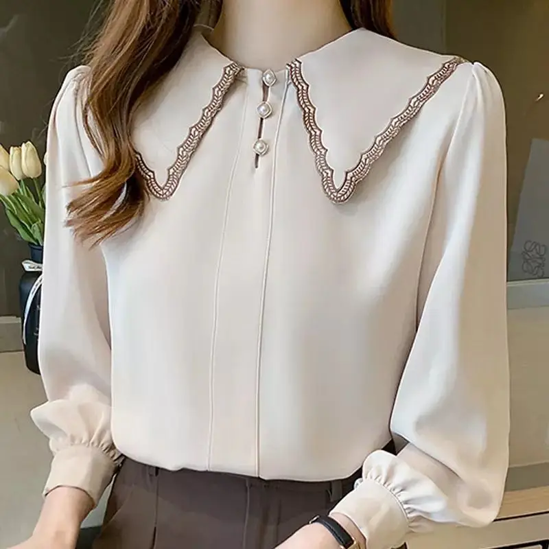 Elegant OL Office Lady Blouse Feamle Blusas Mujer De Moda 2022 Women Autumn Long Sleeve Femme Shirts Chiffon Tops New Fashion
Elegant OL Office Lady Blouse Feamle Blusas Mujer De Moda 2022 Women Autumn Long Sleeve Femme Shirts Chiffon Tops New Fashion