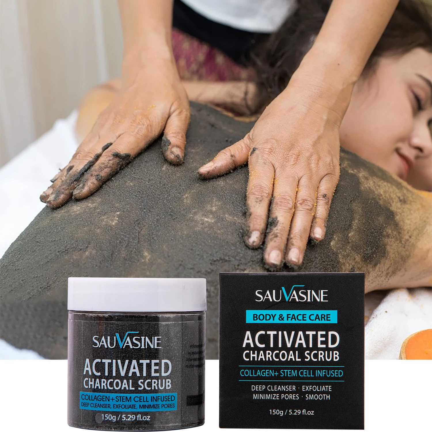 Activated Charcoal Body Scrub Exfoliating Skin Scrubs Deep Cleansing Acne Blackhead Treatment Remove Dead Cells Whitening Cream
Activated Charcoal Body Scrub Exfoliating Skin Scrubs Deep Cleansing Acne Blackhead Treatment Remove Dead Cells Whitening Cream