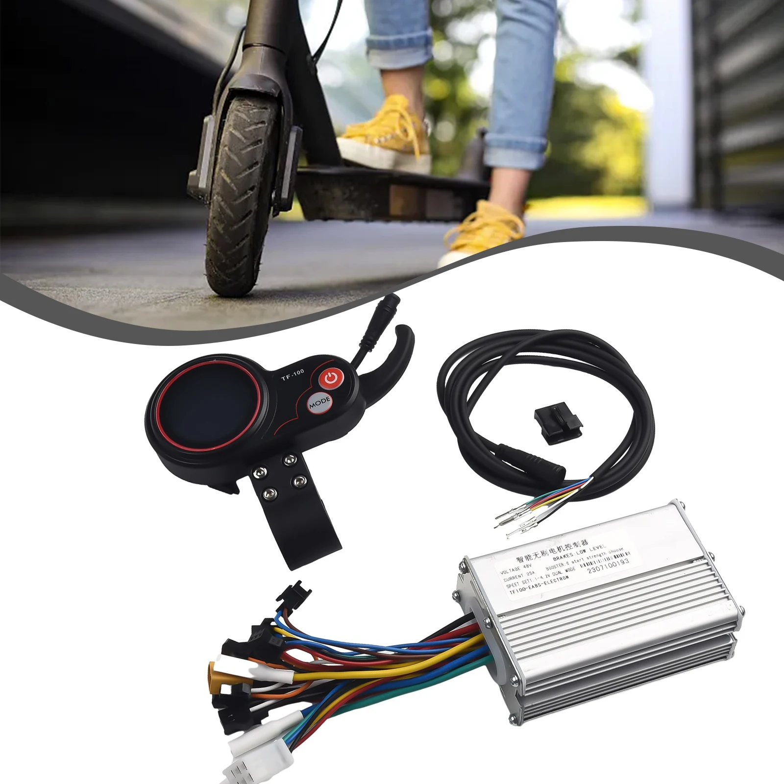 48V 25A Electric Bike Brushless Motor Controller E-Scooter Motor Controller ForKUGOO Cycling Controller Component With Display
48V 25A Electric Bike Brushless Motor Controller E-Scooter Motor Controller ForKUGOO Cycling Controller Component With Display