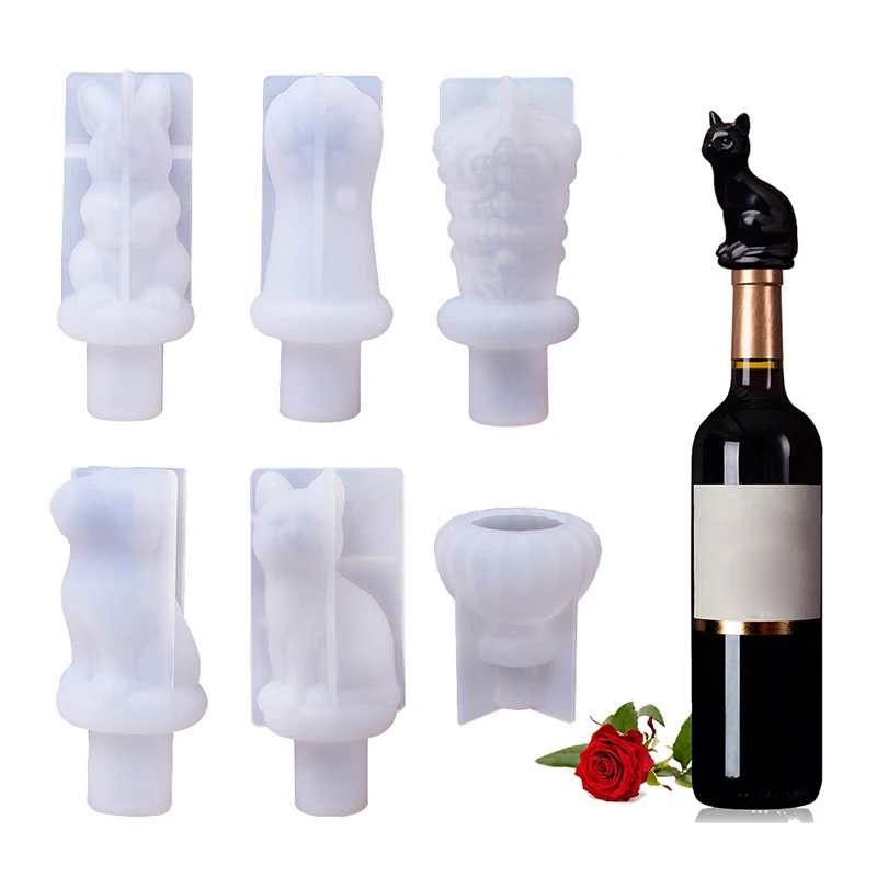 Red Wine Bottle Stopper Crystal Epoxy Resin Mold Crown Cat Claw Rabbit Cork Silicone Mould
Red Wine Bottle Stopper Crystal Epoxy Resin Mold Crown Cat Claw Rabbit Cork Silicone Mould
