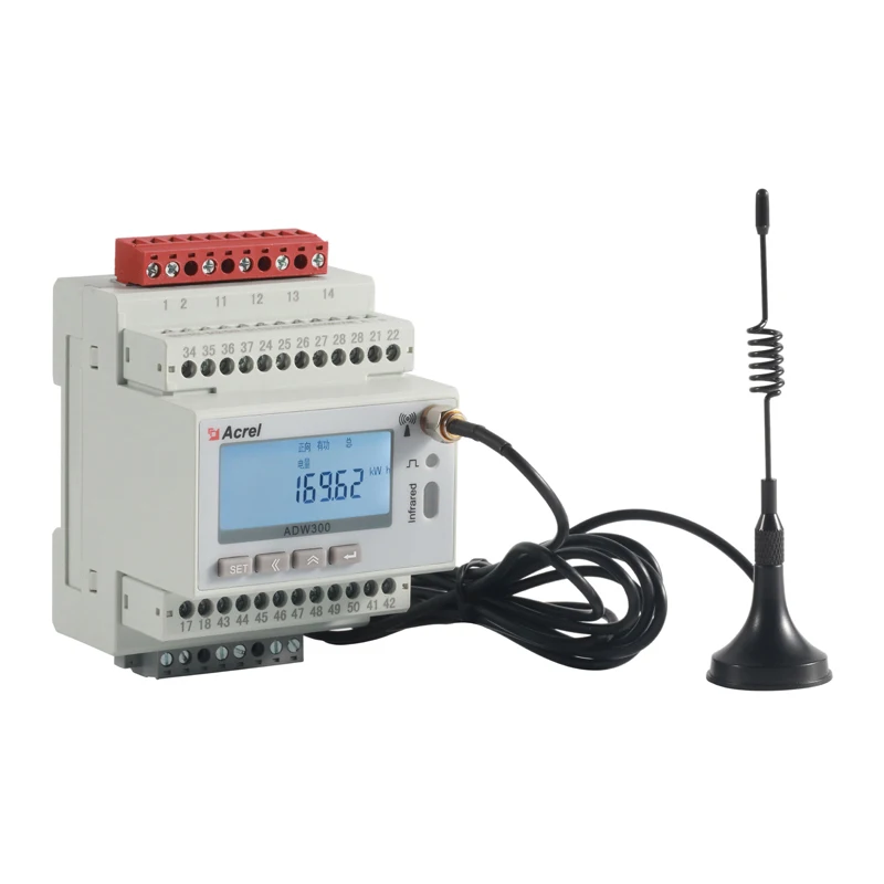 ADW300 IoT wireless metering instrument three-phase voltage and current measurement energy meter
ADW300 IoT wireless metering instrument three-phase voltage and current measurement energy meter