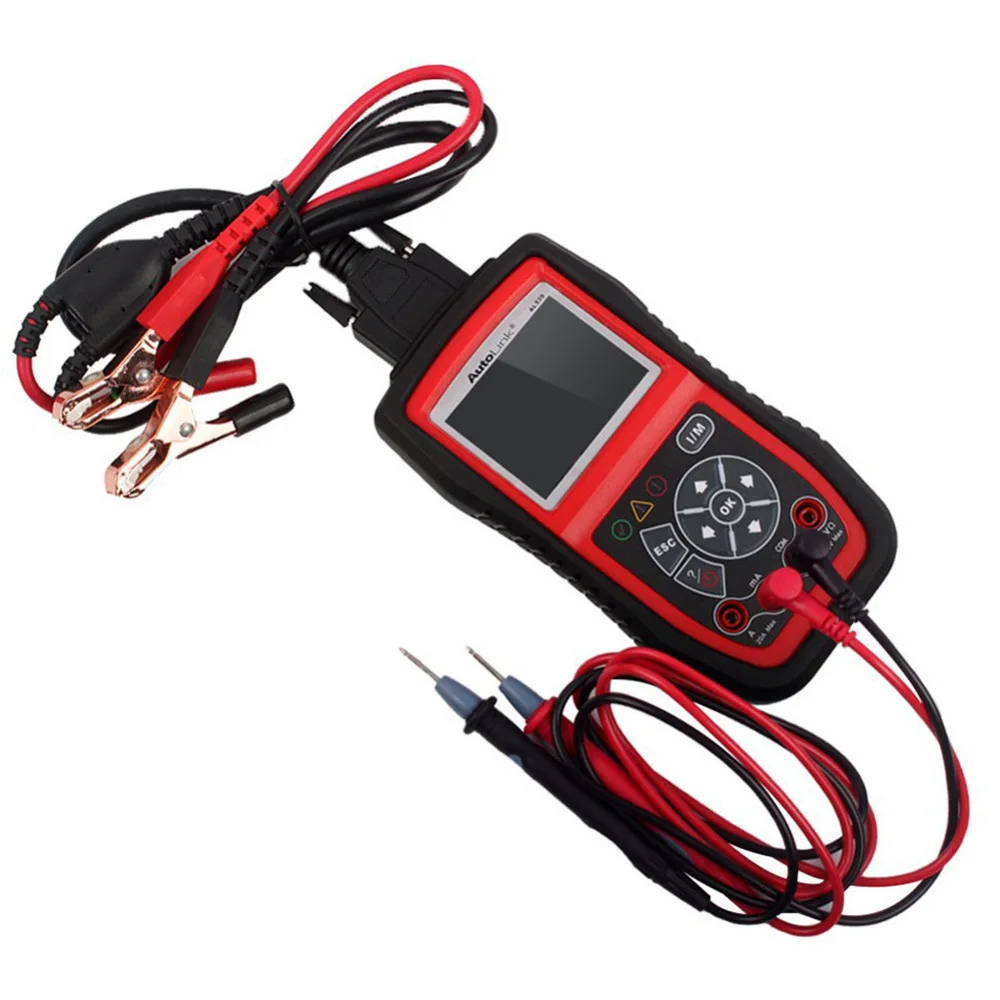Autel AutoLink AL539B OBDII сканер Автомобильный Электрический тестовый Инструмент OBD 2 Автомобильный диагностический считыватель кодов тестер батаре...
Autel AutoLink AL539B OBDII сканер Автомобильный Электрический тестовый Инструмент OBD 2 Автомобильный диагностический считыватель кодов тестер батаре...