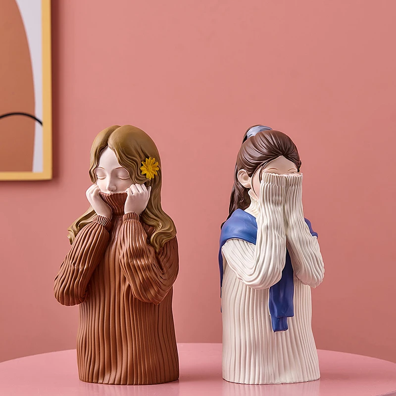 Nordic Modern Girl Statue Nordic Creative Home Decoration Room Living Room Desktop Figurine Decoration Statues Office Decoration
Nordic Modern Girl Statue Nordic Creative Home Decoration Room Living Room Desktop Figurine Decoration Statues Office Decoration