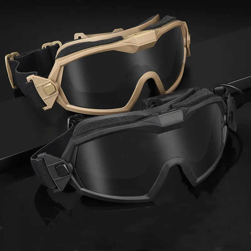 Tactical Combat Goggles Interchangeable Lens Anti-Fog Military Airsoft Glasses Windproof Motorcycle Hunting War Gaming Glasses
Tactical Combat Goggles Interchangeable Lens Anti-Fog Military Airsoft Glasses Windproof Motorcycle Hunting War Gaming Glasses
