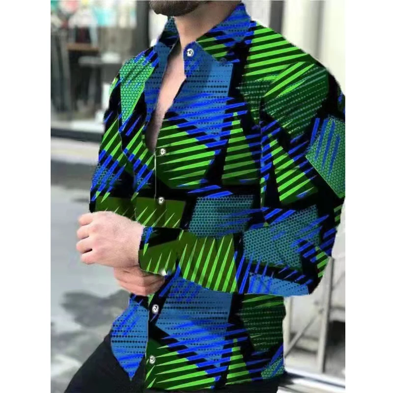 New Spring Autumn Men Fashion Shirts Turn-down Collar Buttoned Casual Digital Printing Long Sleeve Shirt Men's Tops Streetwear
New Spring Autumn Men Fashion Shirts Turn-down Collar Buttoned Casual Digital Printing Long Sleeve Shirt Men's Tops Streetwear