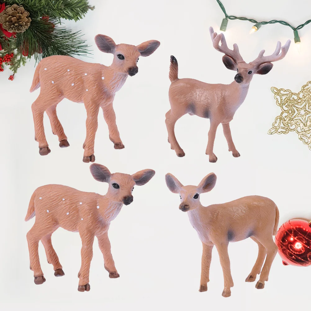 Deerchristmas Figurine Figurines Animal Mini Reindeer Woodland Crafts Toybaby Kidsdoll Ornaments Tree Family Small Decor Figures
Deerchristmas Figurine Figurines Animal Mini Reindeer Woodland Crafts Toybaby Kidsdoll Ornaments Tree Family Small Decor Figures