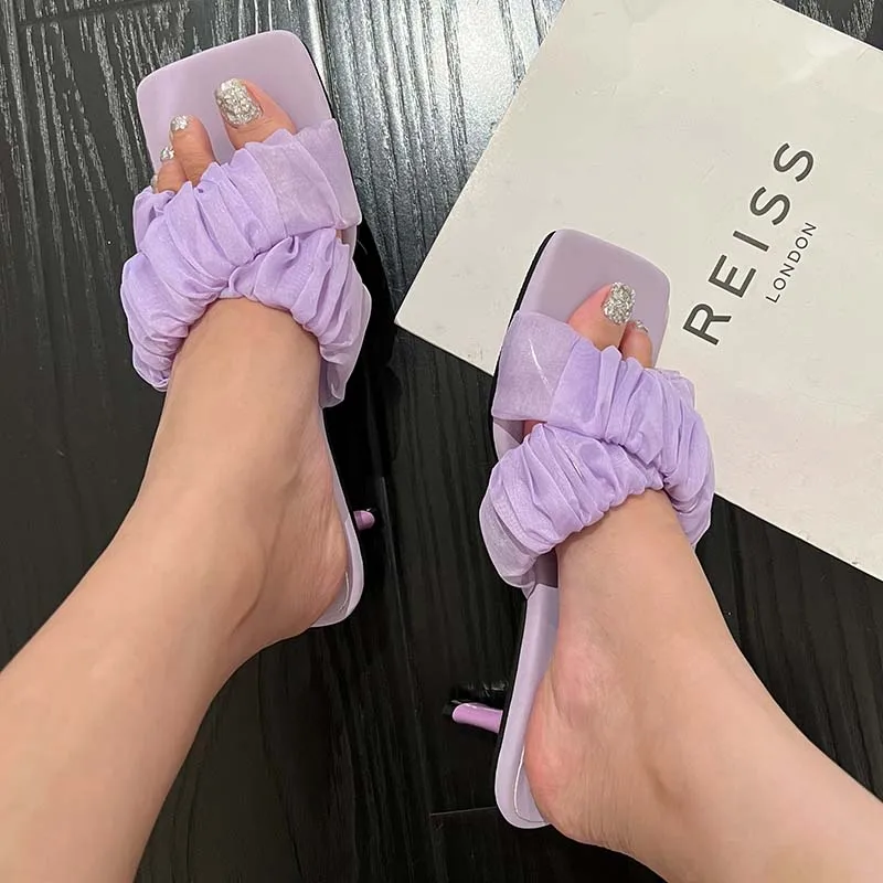 Summer Ladies Low Heels Sandals Slip On Elegant Female Casual Outdoor Slides Square Toe Fashion Women Pumps Shoes Slippers
Summer Ladies Low Heels Sandals Slip On Elegant Female Casual Outdoor Slides Square Toe Fashion Women Pumps Shoes Slippers