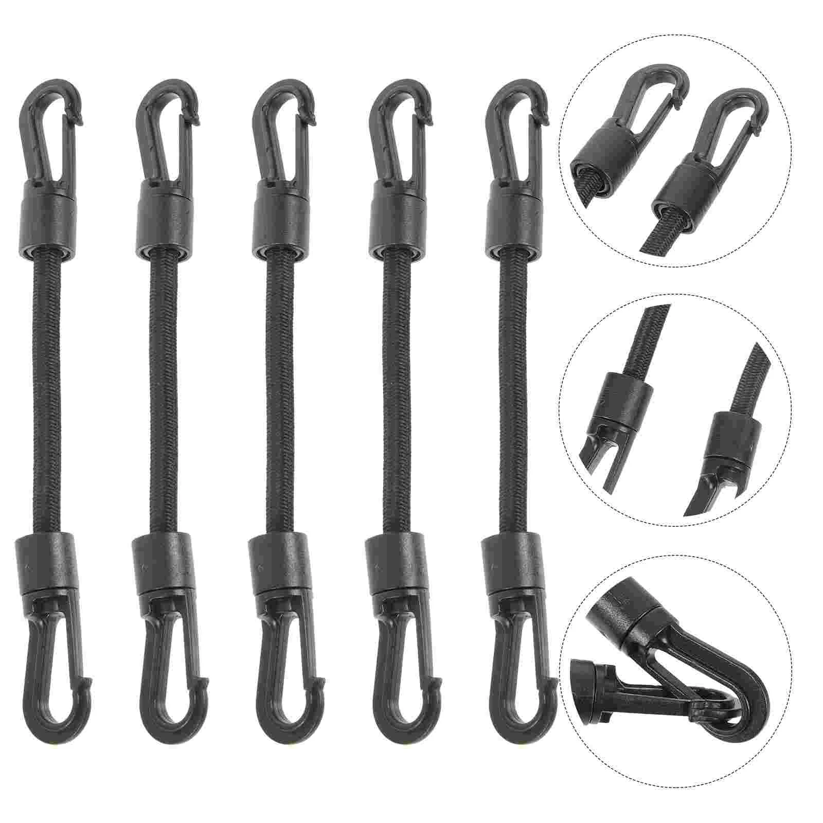 5 Pcs Elastic String Hook Multi-use Tie Strap Daily Heavy Duty Elasticity Rubber Rope Outdoor Camping Buckle Deck Hooks
5 Pcs Elastic String Hook Multi-use Tie Strap Daily Heavy Duty Elasticity Rubber Rope Outdoor Camping Buckle Deck Hooks