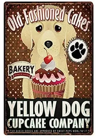 syplog Vintage Metal Sign Cake Bakery Retro Poster Plaque Tin Sign Wall Decor for Kitchen Bar Pub Farm House 20x30cm 
syplog Vintage Metal Sign Cake Bakery Retro Poster Plaque Tin Sign Wall Decor for Kitchen Bar Pub Farm House 20x30cm