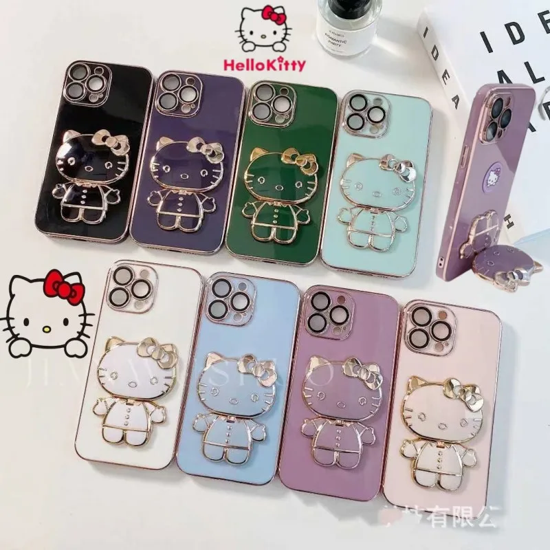 Anime Hello Kitty Rotating Bracket Makeup Mirror Phone Cases Iphone14 13 12 Promax Cartoon Doll Case Phone Accessories Girl Gift
Anime Hello Kitty Rotating Bracket Makeup Mirror Phone Cases Iphone14 13 12 Promax Cartoon Doll Case Phone Accessories Girl Gift