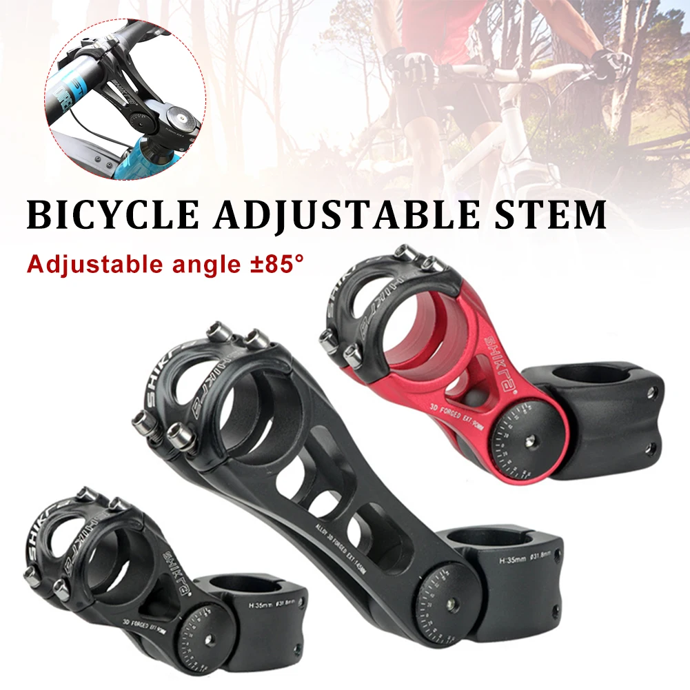 Bicycle Adjustable Stem MTB Road Bike Stem 28.6/31.6*90/110/145MM Aluminum Alloy Bike Handlebar Stem Riser Cycling Accessories
Bicycle Adjustable Stem MTB Road Bike Stem 28.6/31.6*90/110/145MM Aluminum Alloy Bike Handlebar Stem Riser Cycling Accessories