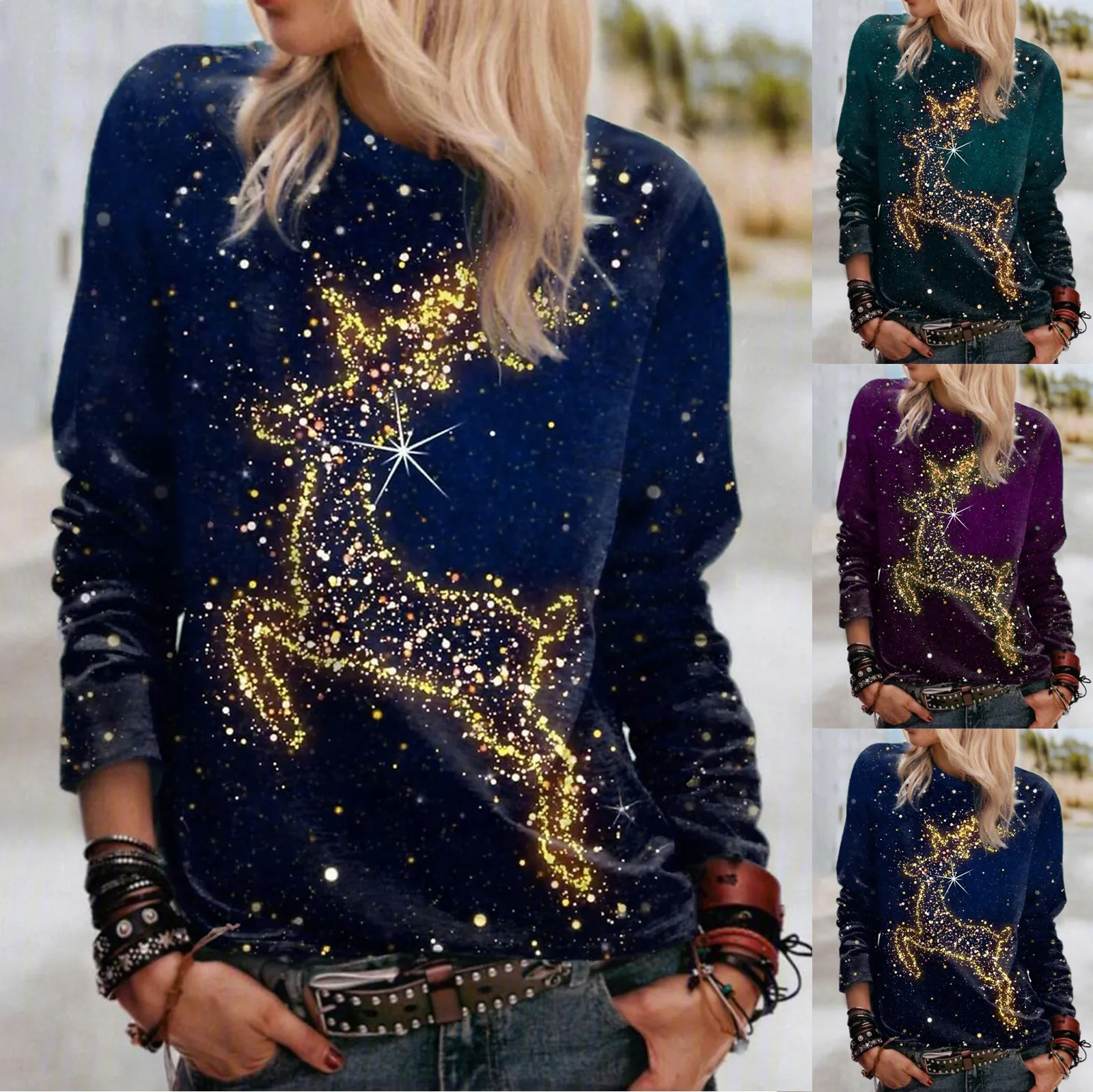 Women's Sweatshirt Pullover Graphic Christmas Print Casual Sports 3D Print Active Streetwear Athletic Jacket with Hood Women
Women's Sweatshirt Pullover Graphic Christmas Print Casual Sports 3D Print Active Streetwear Athletic Jacket with Hood Women