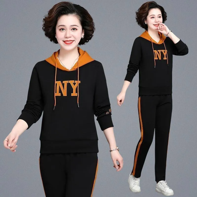 779#Spring and Autumn Fashion Women's Sweater2021New Middle-Aged and Elderly Spring and Autumn Leisure Sports Suit Middle-Aged T
779#Spring and Autumn Fashion Women's Sweater2021New Middle-Aged and Elderly Spring and Autumn Leisure Sports Suit Middle-Aged T