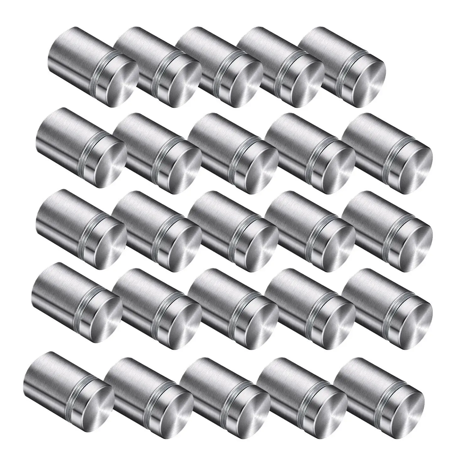 25 Packs Advertising Screws Standoff Mounts Glass Acrylic Nail for Glass Artwork and Sign Displays (3/4 x 1 Inch)
25 Packs Advertising Screws Standoff Mounts Glass Acrylic Nail for Glass Artwork and Sign Displays (3/4 x 1 Inch)