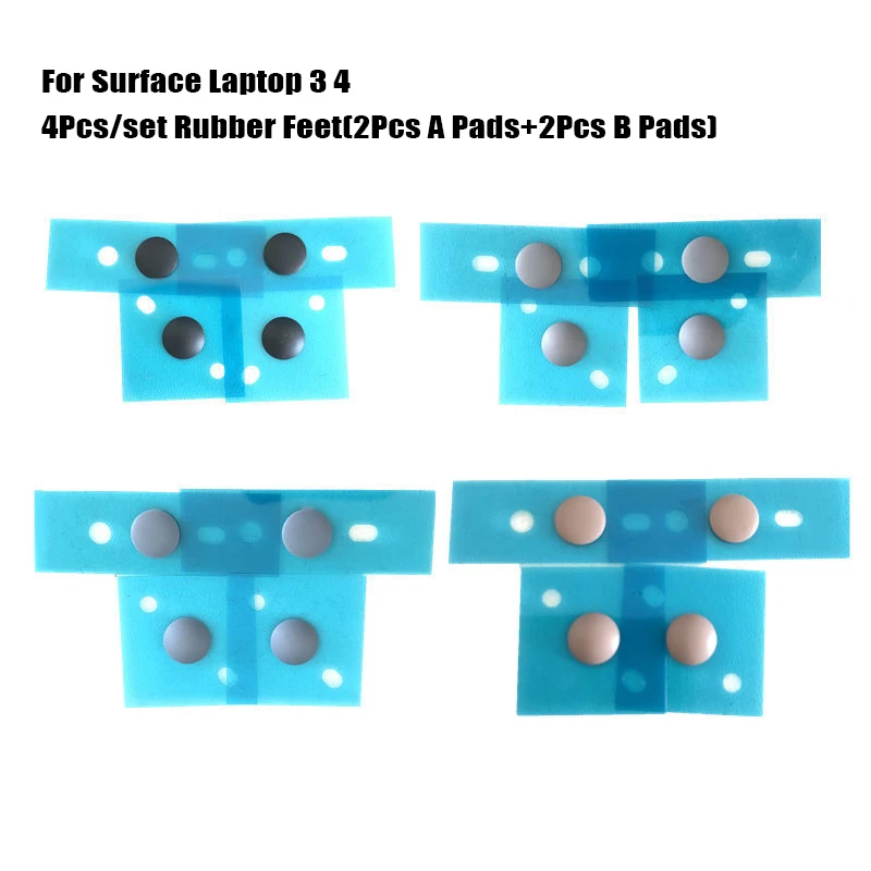 4Pcs Original Rubber Feet Pad For Surface Laptop 3 4 Anti Slip Pad Feet Bottom Base Cover Replacement
4Pcs Original Rubber Feet Pad For Surface Laptop 3 4 Anti Slip Pad Feet Bottom Base Cover Replacement