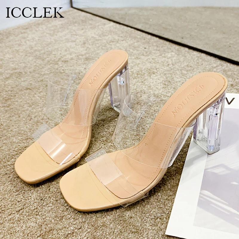 Transparent High Heels Women Square Toe Sandals Summer Shoes Woman Clear High Pumps Wedding Jelly Buty Damskie Heels Slippers
Transparent High Heels Women Square Toe Sandals Summer Shoes Woman Clear High Pumps Wedding Jelly Buty Damskie Heels Slippers