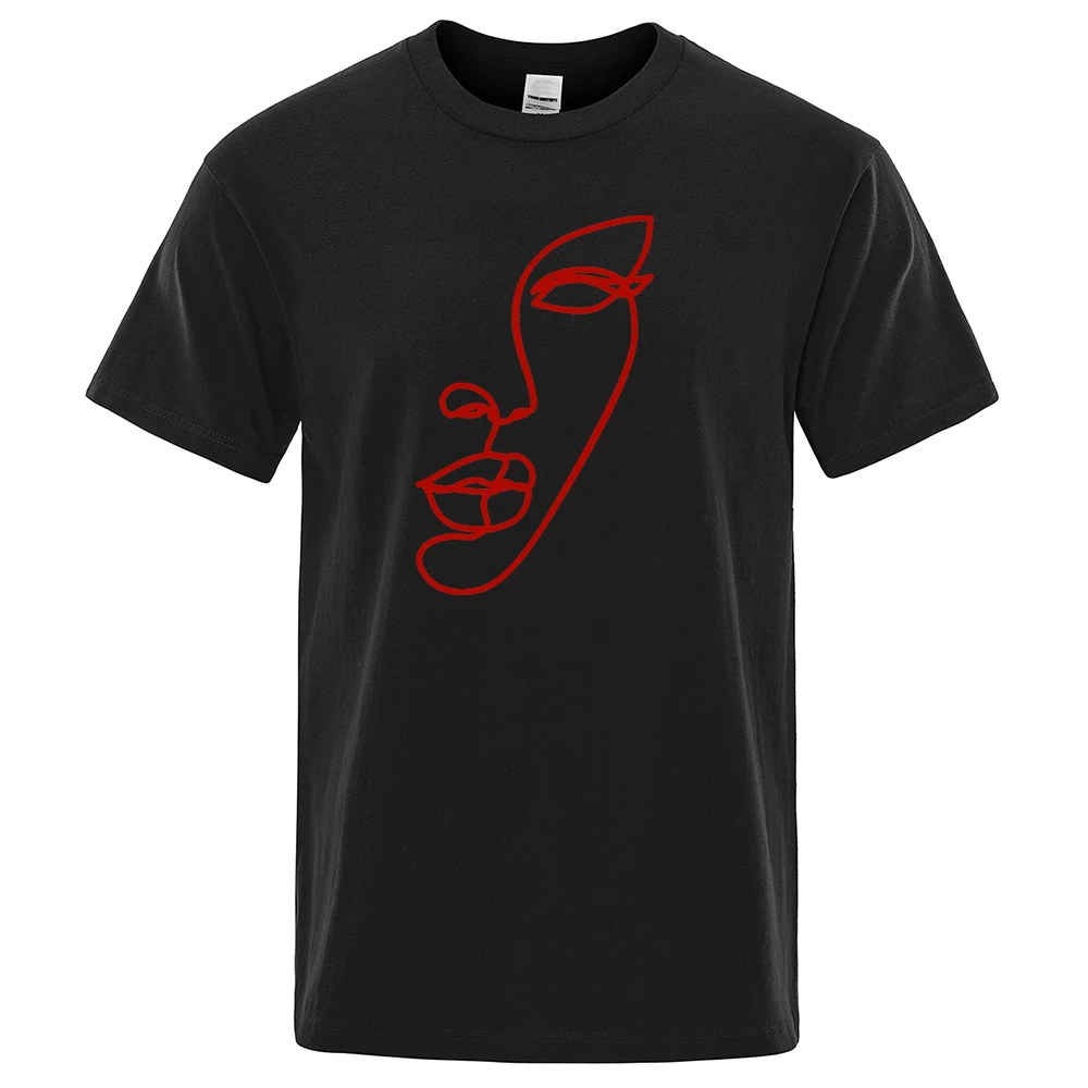 Line Beautiful Printing T Shirt For Men Sports Round Neck T Shirt Style Summer Quality Short Sleeved Harajuku Softman T-Shirt
Line Beautiful Printing T Shirt For Men Sports Round Neck T Shirt Style Summer Quality Short Sleeved Harajuku Softman T-Shirt