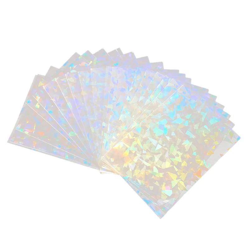 100Pcs Broken Glass Gemstone Flashing Card Film Holographic Idol Photo Card Sleeves Card Protector
100Pcs Broken Glass Gemstone Flashing Card Film Holographic Idol Photo Card Sleeves Card Protector